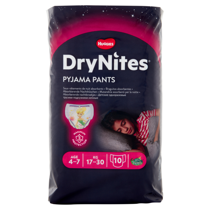 Pantalón Pijama DryNites® 10 Piezas