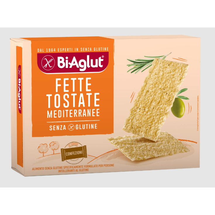 BiAglut® Sin Gluten Mediterranea Tostadas Lonchas 10 Raciones Individuales