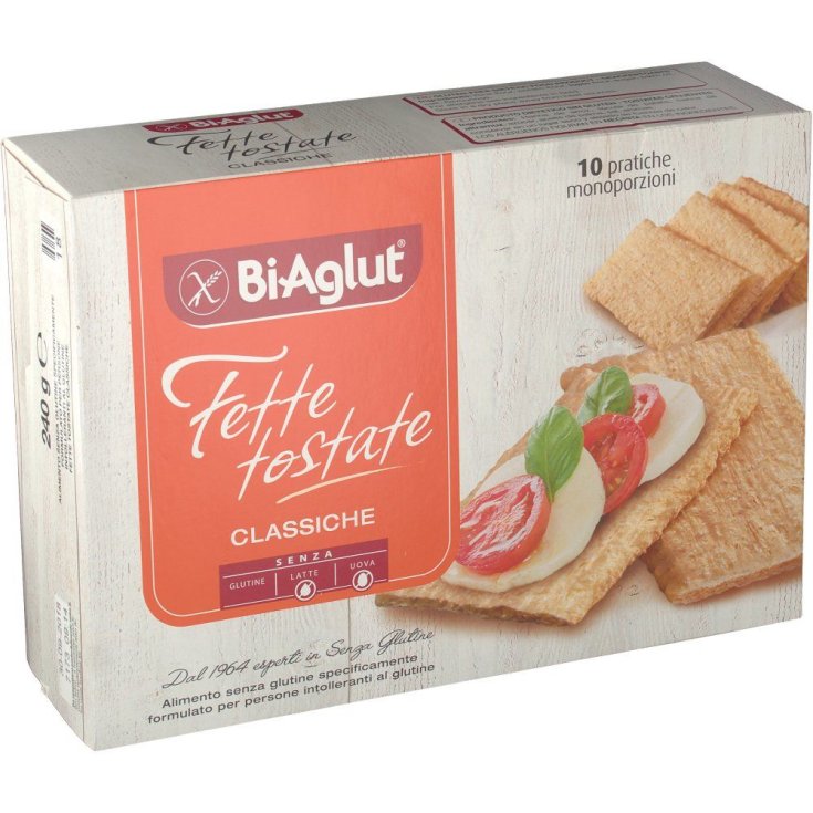 Biaglut Classic Lonchas Tostadas Sin Gluten 10 Raciones Individuales