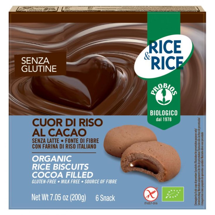 Arroz & Arroz Cuor Di Riso Con Cacao Probios 200g