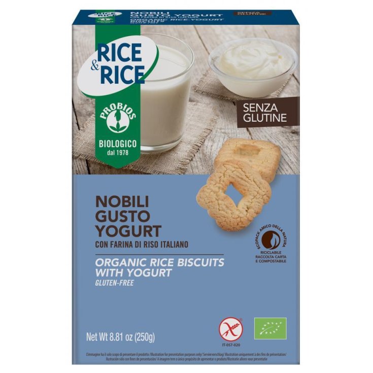 Rice & Rice Nobili Di Riso Con Yogurt Probios 250g