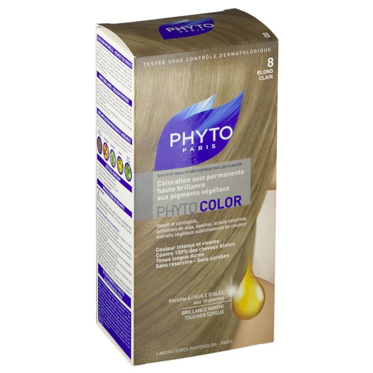 Phyto Phytocolor Coloración Permanente Color 8 Rubio Claro