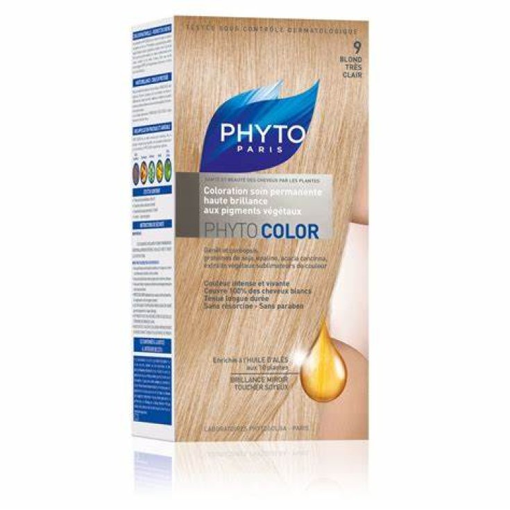 Phyto Phytocolor Coloración Permanente Color 9 Rubio Muy Claro