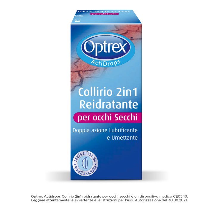 Actidrops Colirio 2en1 Rehidratante Optrex 10ml