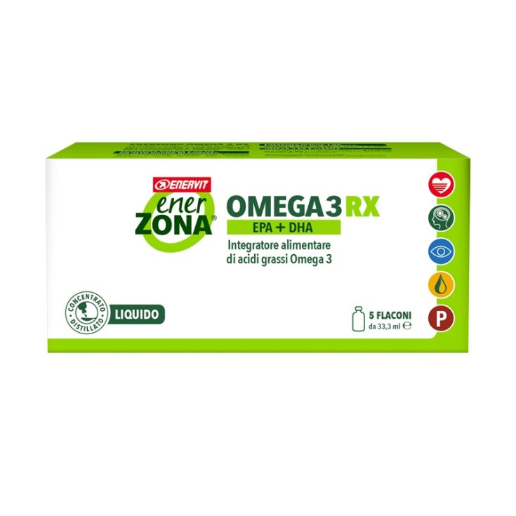 Omega 3 Rx Líquido Enervit EnerZona® 5 Frascos de 33.3ml