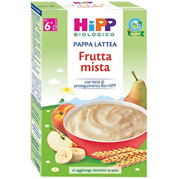 Pappa Lattea Mezcla de Frutas HiPP Orgánica 250g