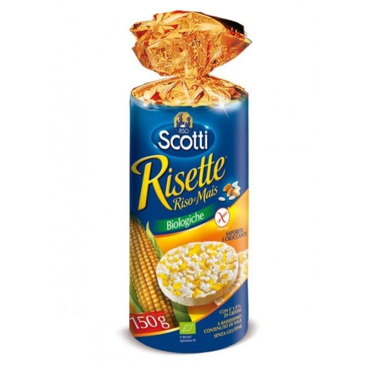 Riso Scotti Scotti Tortitas Bio Arroz y Maiz 150g Sin Gluten