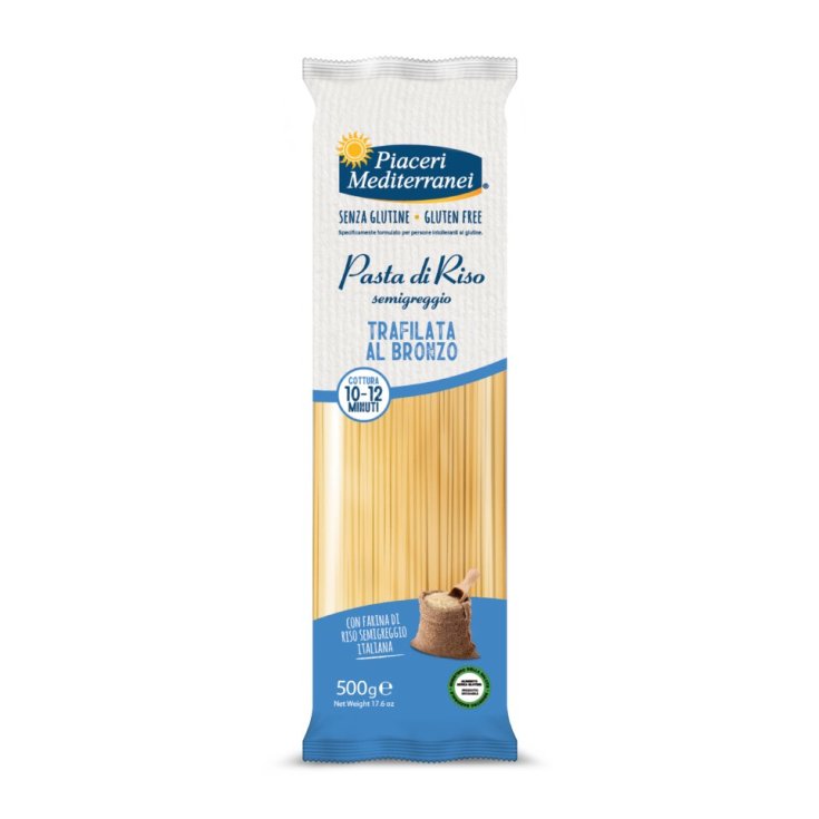 Piaceri Mediterranei Spaghetti Arroz Pasta Sin Gluten 500g