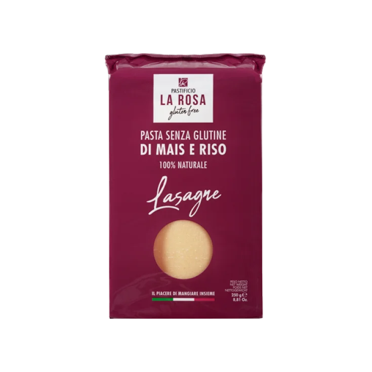Pastificio La Rosa Lasaña Pasta Sin Gluten 250g