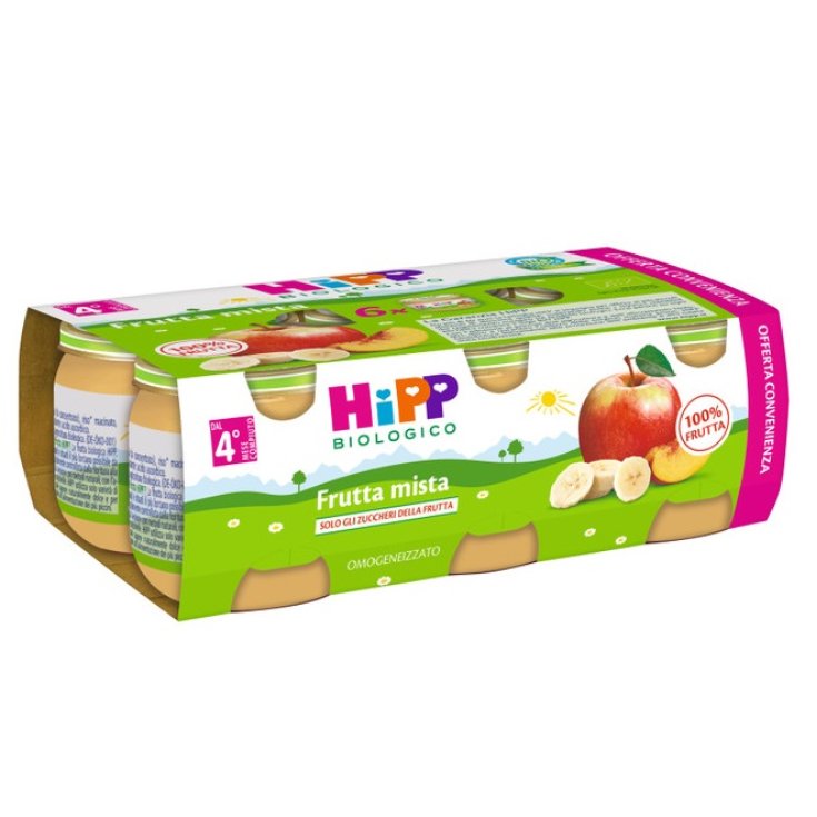 Fruta Mixta Orgánica HiPP 6x80g
