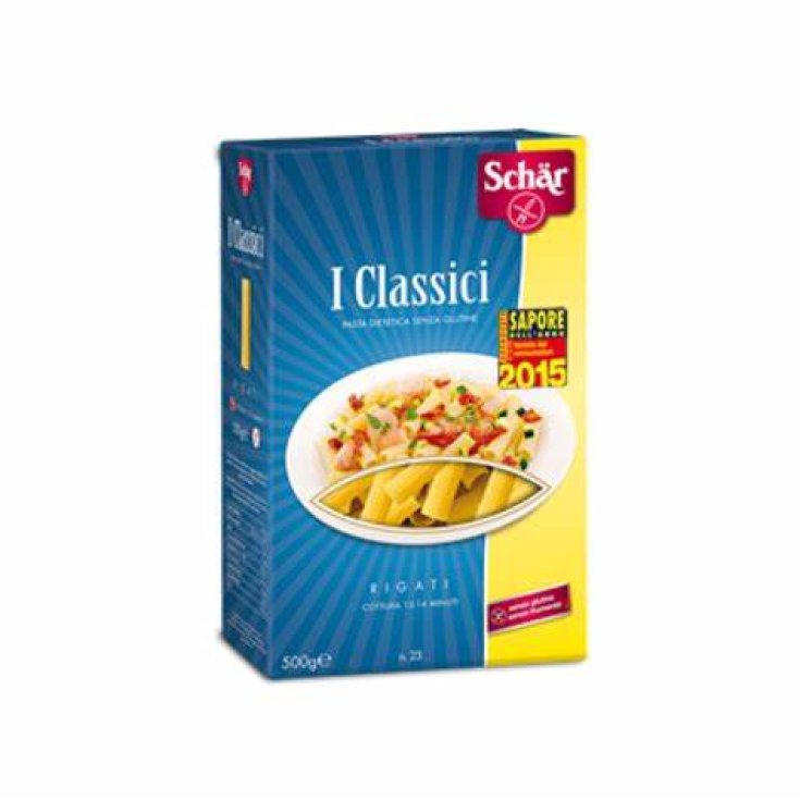 Schar Pasta Sin Gluten Rigati 500g