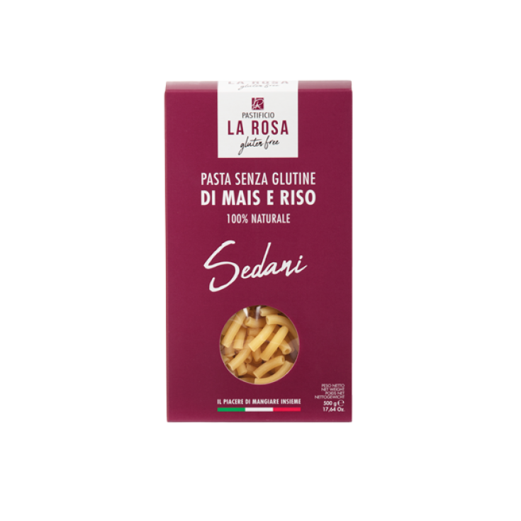 La Rosa Sedanini Pasta Factory Pasta Sin Gluten 500g