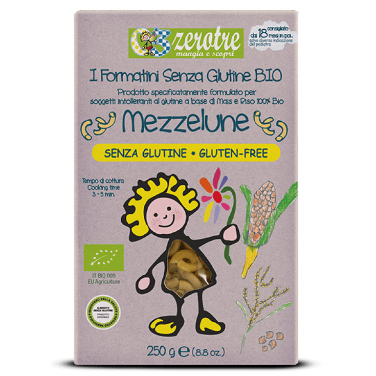 Rustichelle D'Abruzzo Mezzelune Bio Sin Gluten 500g