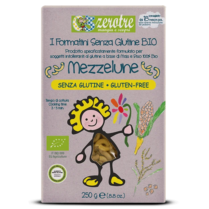 Rustichelle D'Abruzzo Mezzelune Bio Sin Gluten 500g
