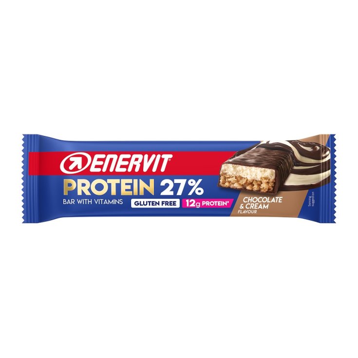 Power Sport Protein Bar 27% Sabor Chocolate & Nata Enervit 45g