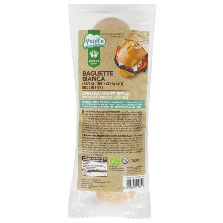 Panito Baguette Blanco Sin Gluten Probios 180g