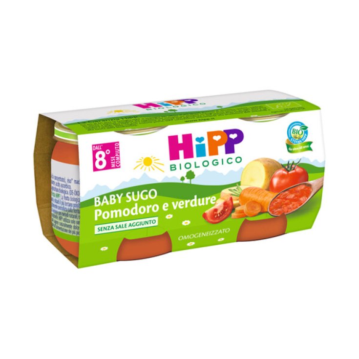 Baby HiPP Salsa de Tomate y Verduras Bio 2x80g