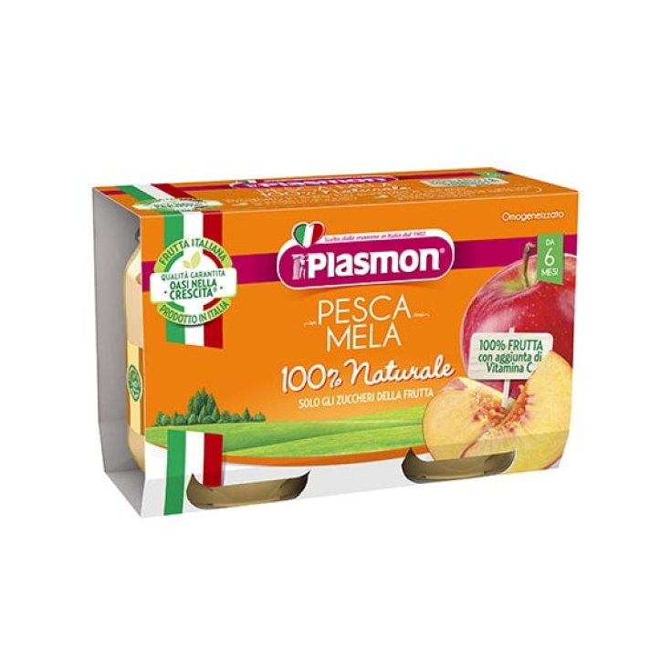 Plasmon Fruta Homogeneizada Melocotón 2x104g