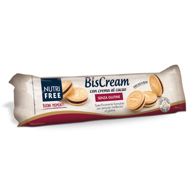 NutriFree Biscream Con Crema De Cacao Galletas Sin Gluten 125g