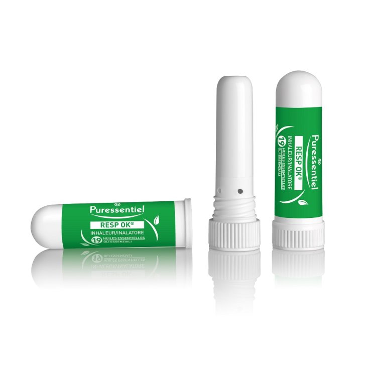 Inhalador Respiratorio Rodillo Con 19 Aceites Esenciales Puressentiel 1 ml