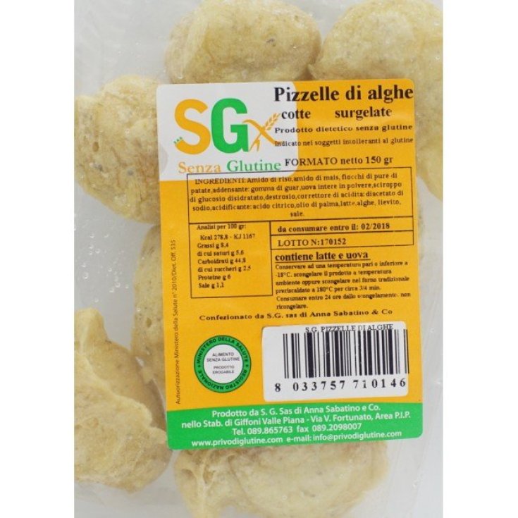 Sg Sas Pizzell Algh S/glu 150g