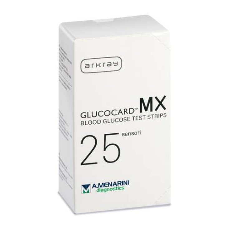 Menarini Glucocard Mx Glucosa En Sangre 25 Tiras