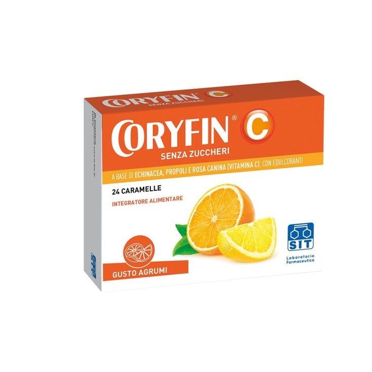 Coryfin Con Vitamina C Comprimidos Cítricos Sin Azúcar 48g