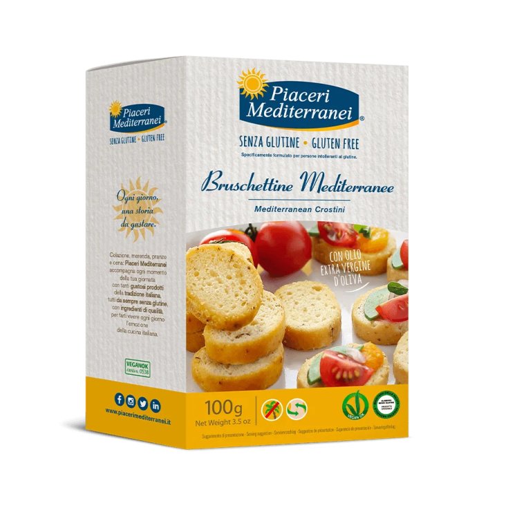 Piaceri Mediterranei Bruschettas Sin Gluten 100g