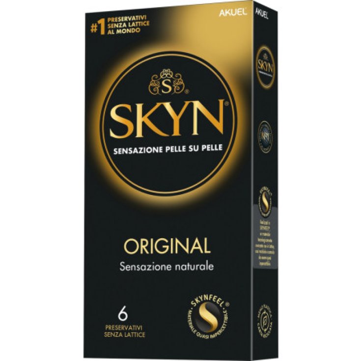 Skin Original Akuel 6 Preservativos Sin Látex