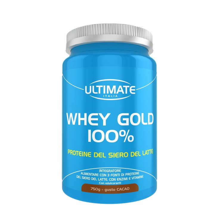 Ultimate Whey Gold 100% Complemento Alimenticio Sabor Cacao 750g