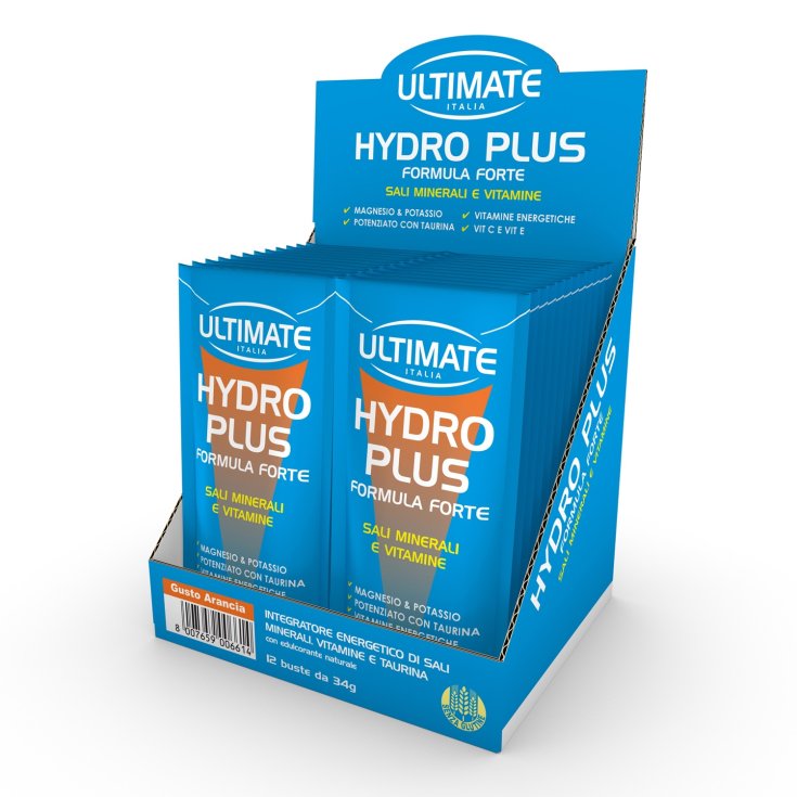 Ultimate Hydro Plus 12 Sobres Sabor Naranja