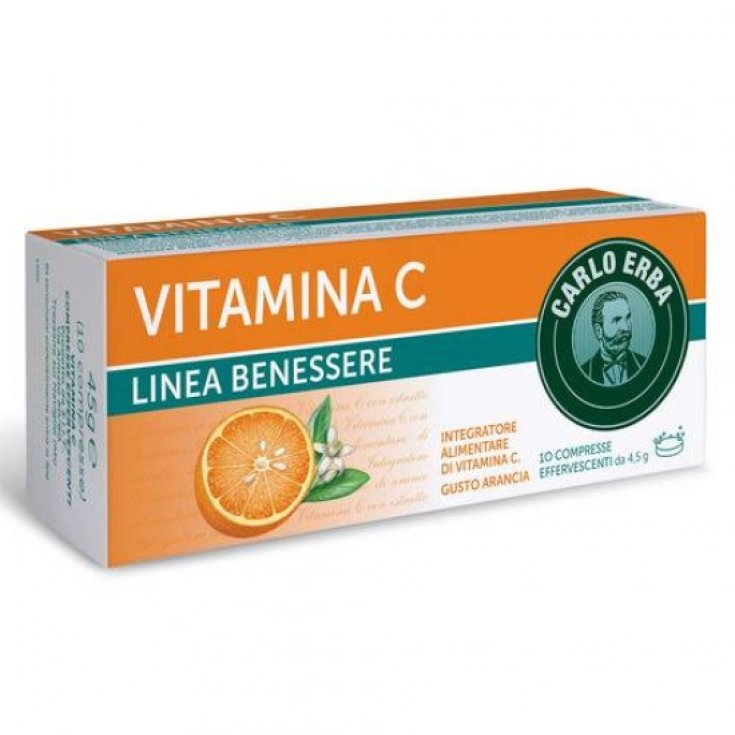 Carlo Erba Vitamina C Complemento Alimenticio 10 Comprimidos Efervescentes