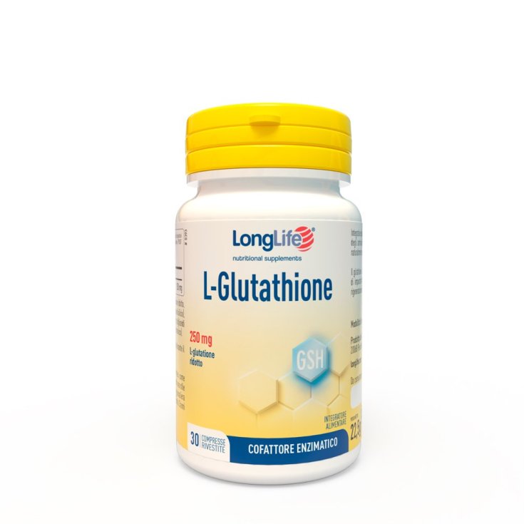 L-Glutatión 50mg LongLife 30 Comprimidos Recubiertos