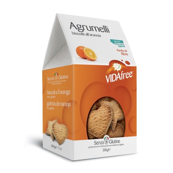 Vidafree Agrumelli Galletas de Naranja Sin Gluten 200g