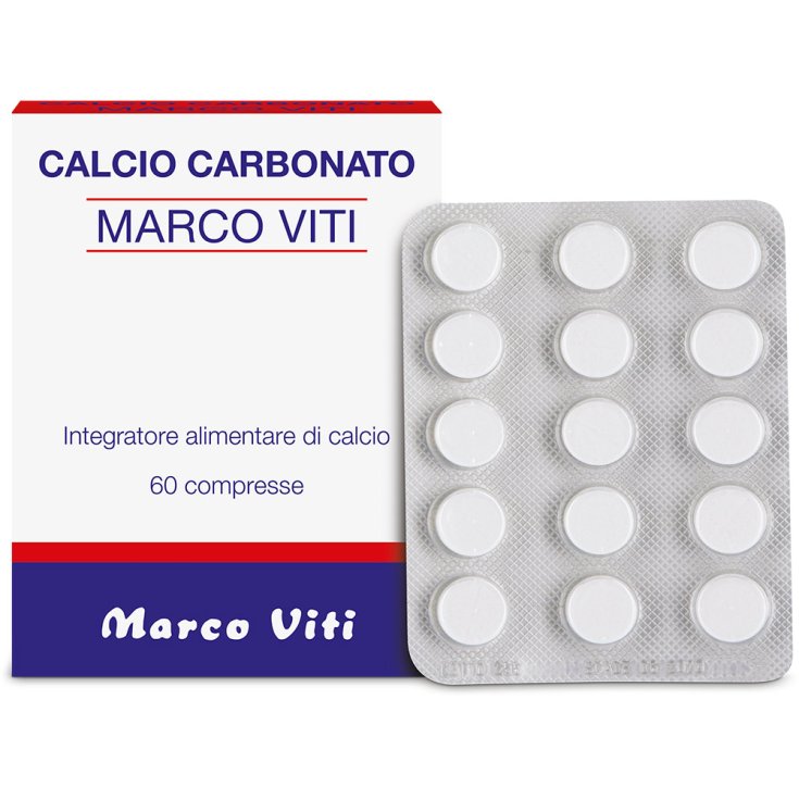 Carbonato De Calcio Marco Viti 60 Comprimidos