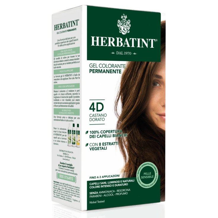 Herbatint Tinte Natural Matiz 4d Castaño Dorado 135ml