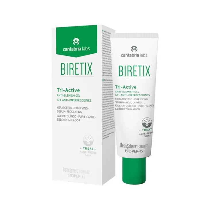 BiRetix Ultra Gel Exfoliante Hidratante Calmante Para Pieles Sensibles Con Acné 50ml