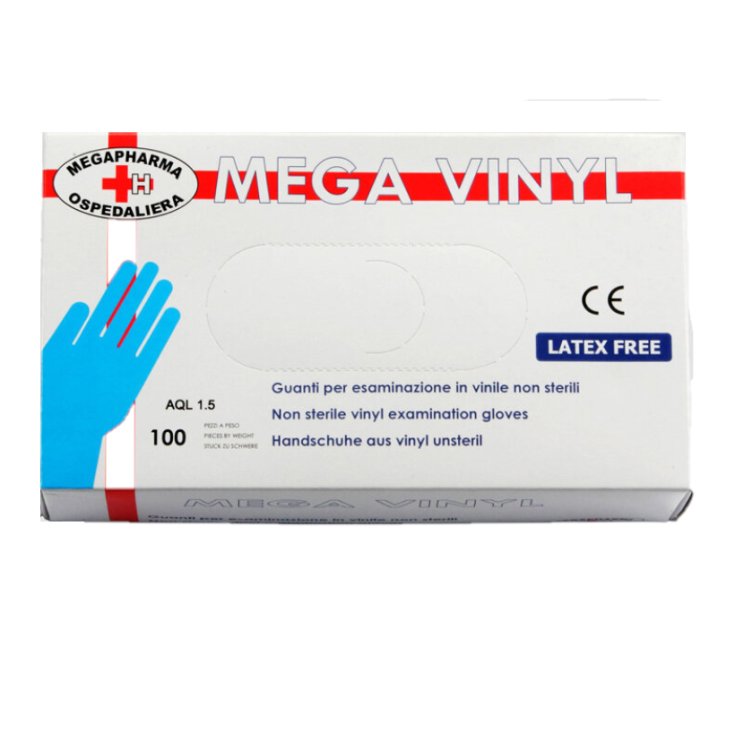 Farvisan Guantes Vinilo Talla M 100 Piezas