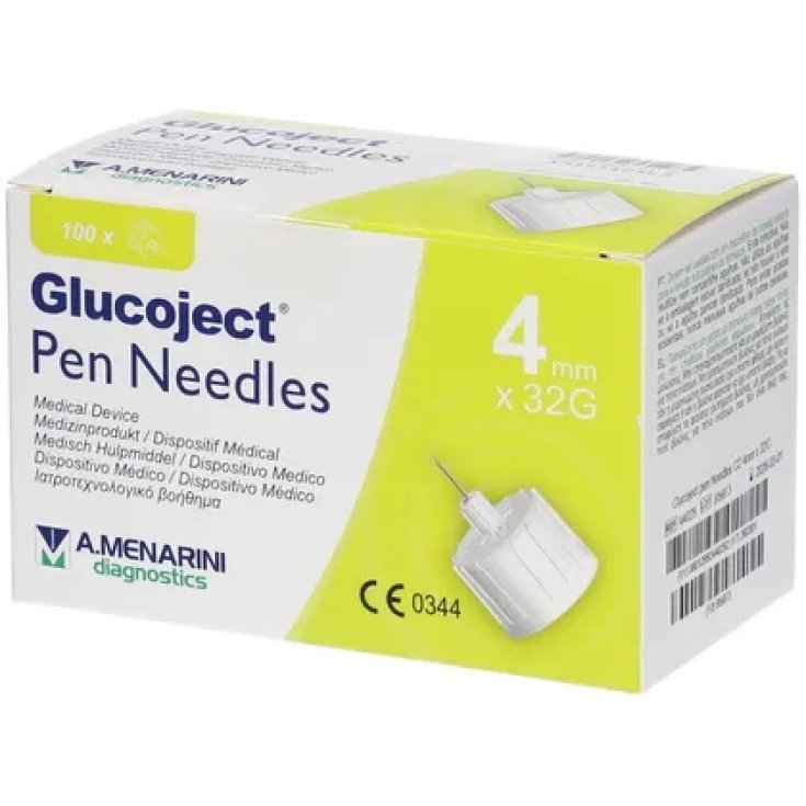 Menarini Glucoject Pen Agujas 4mm G32