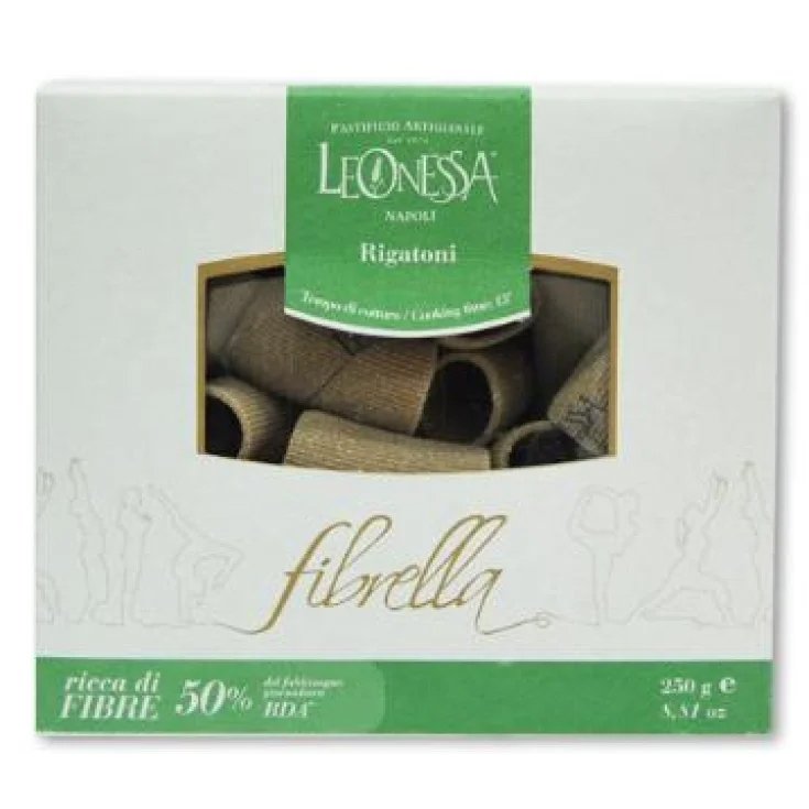 Fábrica de Pasta Artesanal Leonessa Fibrella Rigatoni 250 gramos