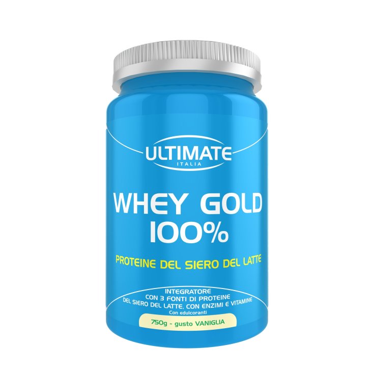 Ultimate Whey Gold 100% Complemento Alimenticio Sabor Vainilla 750g