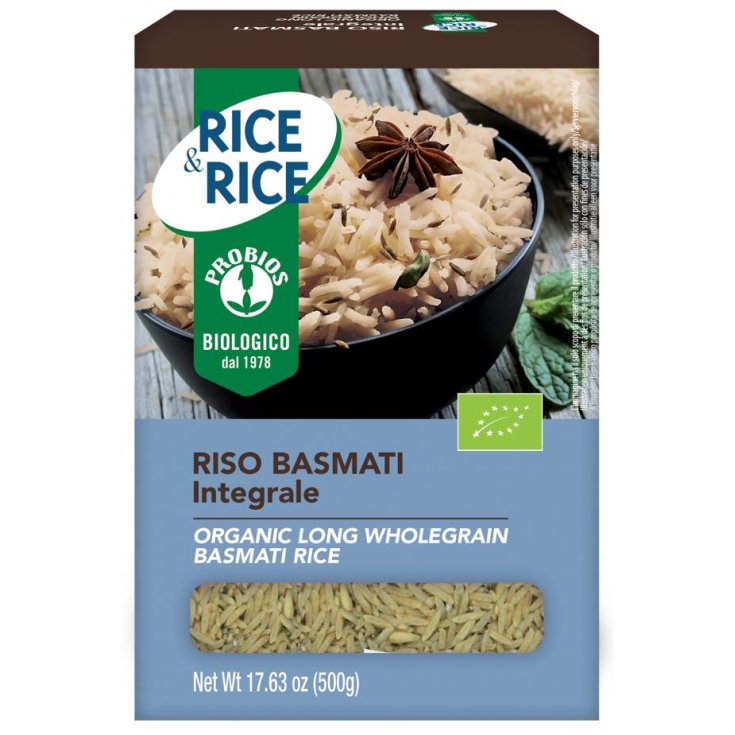 Rice & Rice Arroz Basmati Integral Ecológico Probios 500g