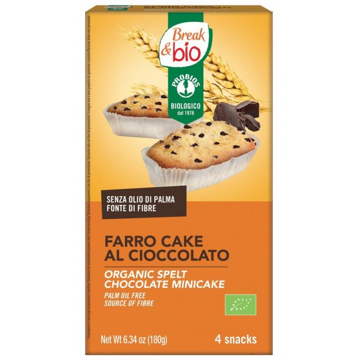 Break & Bio Tarta De Espelta Con Chocolate Probios 4x45g