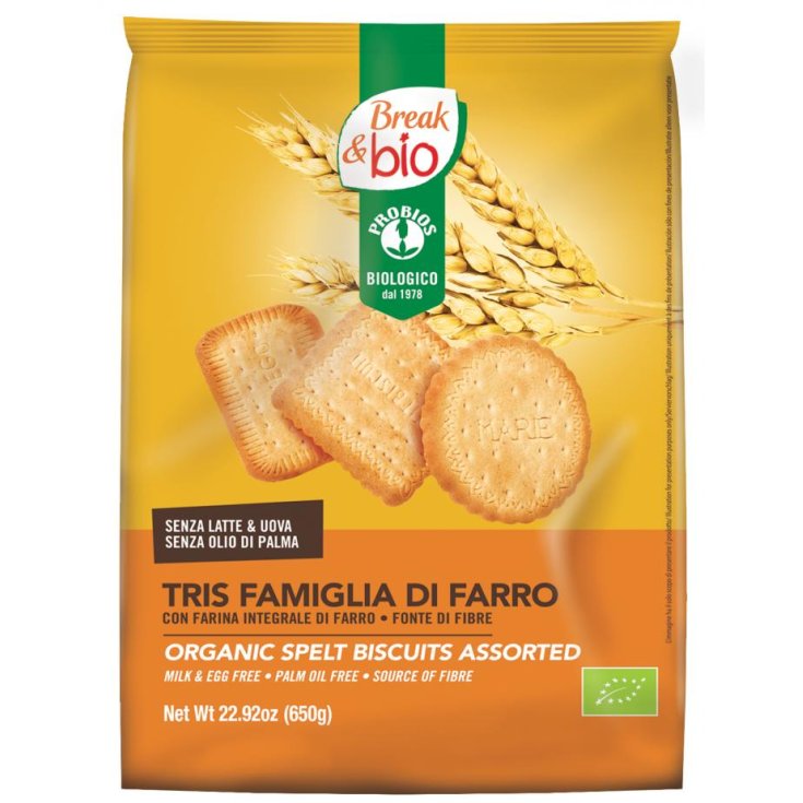 Break & Bio Galletas Tris Espelta Familia Probios 800g