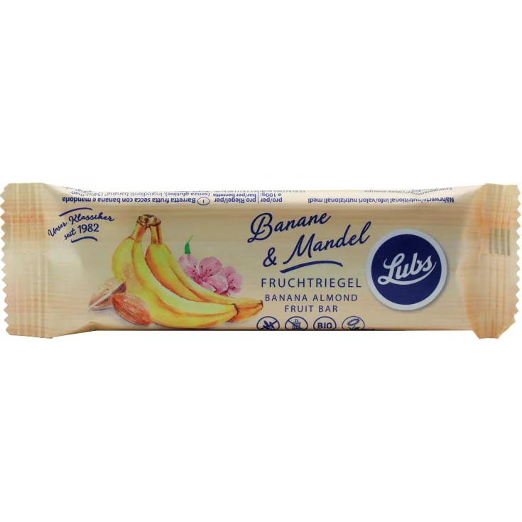 Lubs Barrita De Plátano Y Almendras Probios 40g