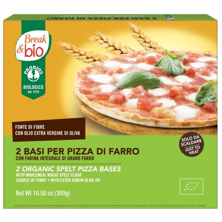 Break & Bio Base Para Pizza De Espelta Probios 300g