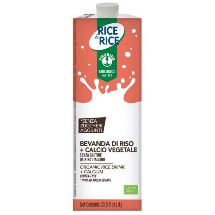 Rice & Rice Bebida De Arroz Con Calcio Probios 1l