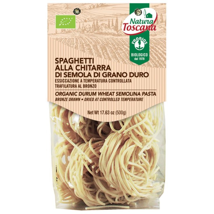 Natura Toscana Pasta Artesana Spaghetti Alla Chitarra Probios 500g