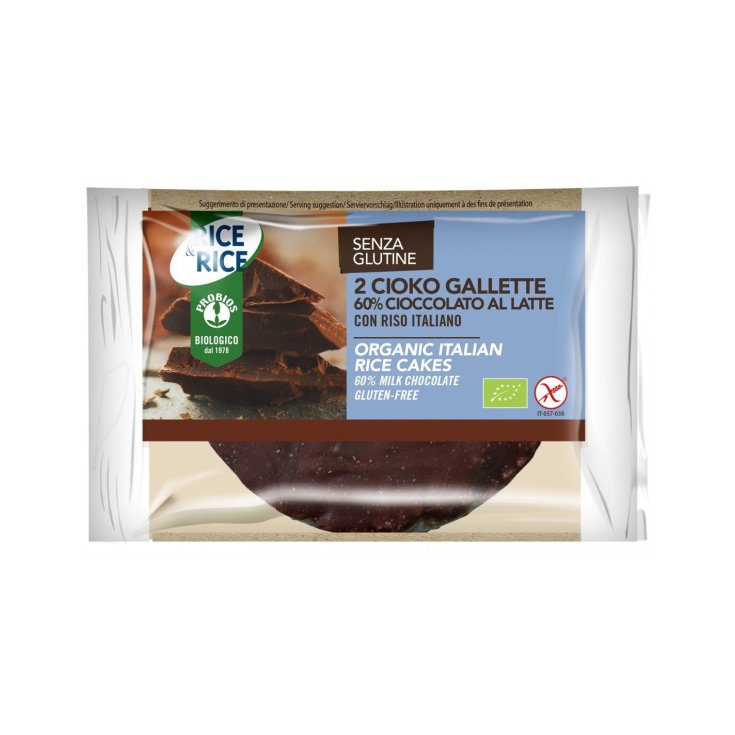 Rice & Rice Cioko Galleta Con Chocolate Con Leche Probios 33g