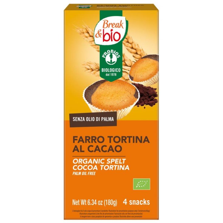 Break & Bio Farro Probios Torta Cacao 4x45g